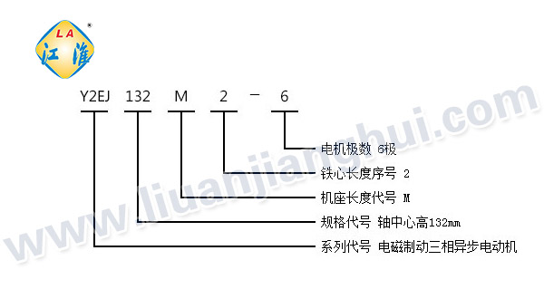 Y2EJ電磁制動(dòng)三相異步電動(dòng)機(jī)_型號(hào)意義說明_六安江淮電機(jī)有限公司